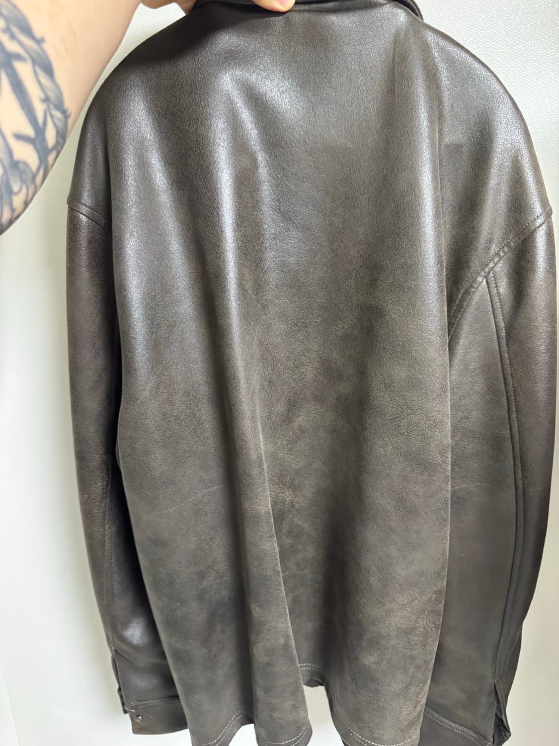 자라 가죽셔츠 가죽자켓 보세 빈티지 상품이미지2