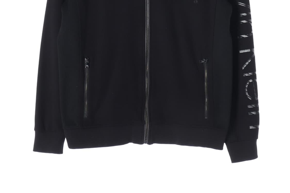 캘빈클라인 빅로고 슬리브 블랙 집업 자켓 L 상품이미지4