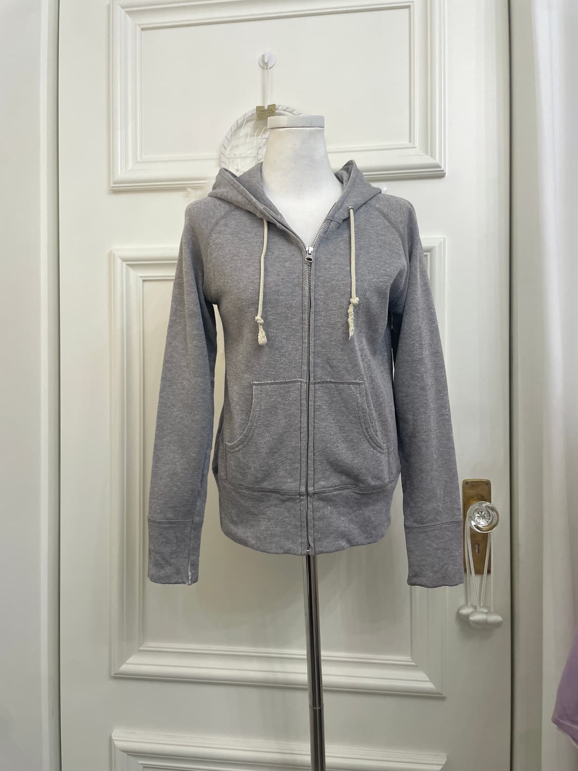 dark gray silver glitter cotton basic ho 상품이미지1