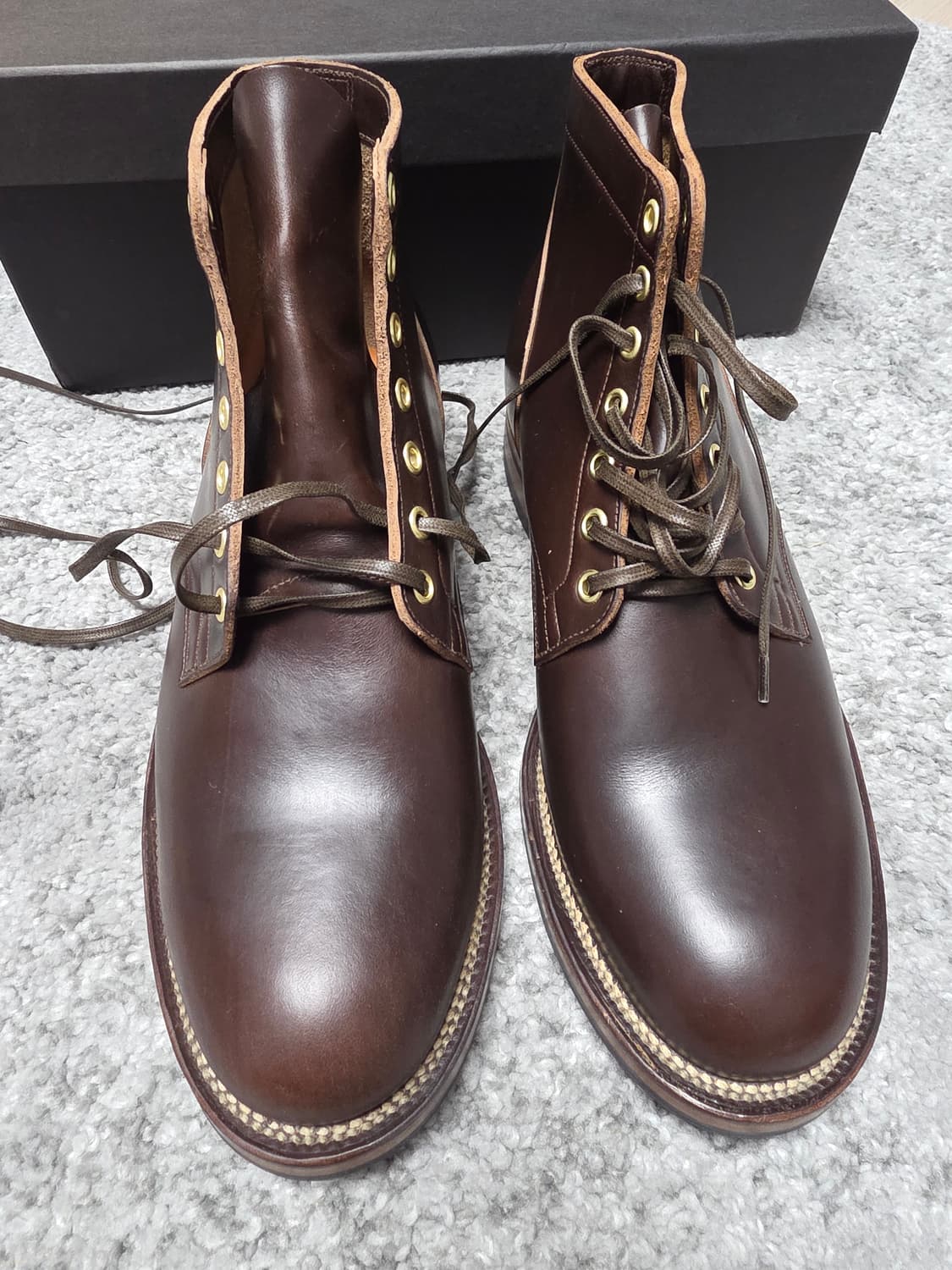 [새상품] 바이버그 VIBERG 서비스부츠 브라운 크롬악셀 8H 상품이미지2