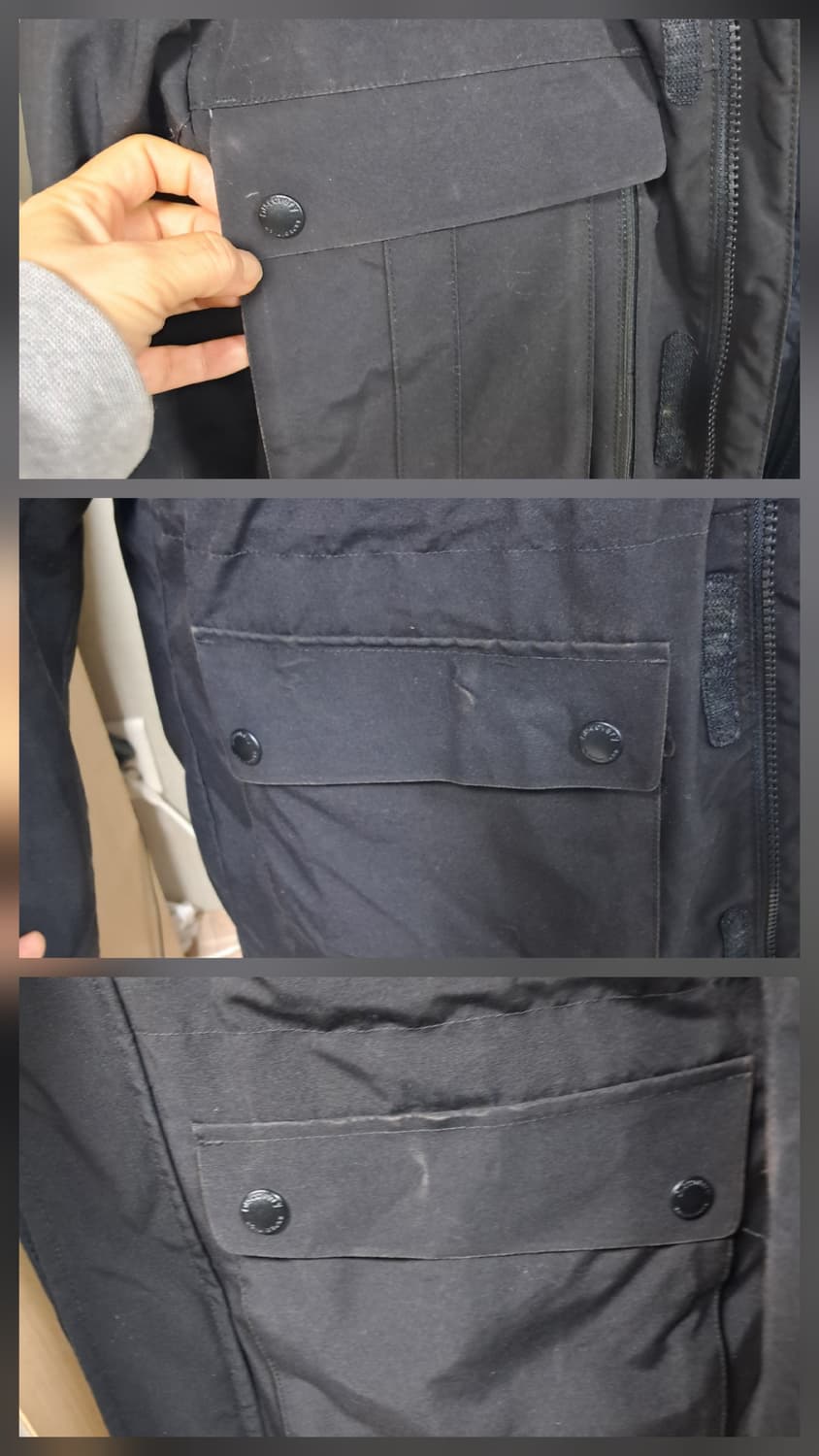 디스커버리 남성 너구리퍼 구스다운 패딩 95 상품이미지8