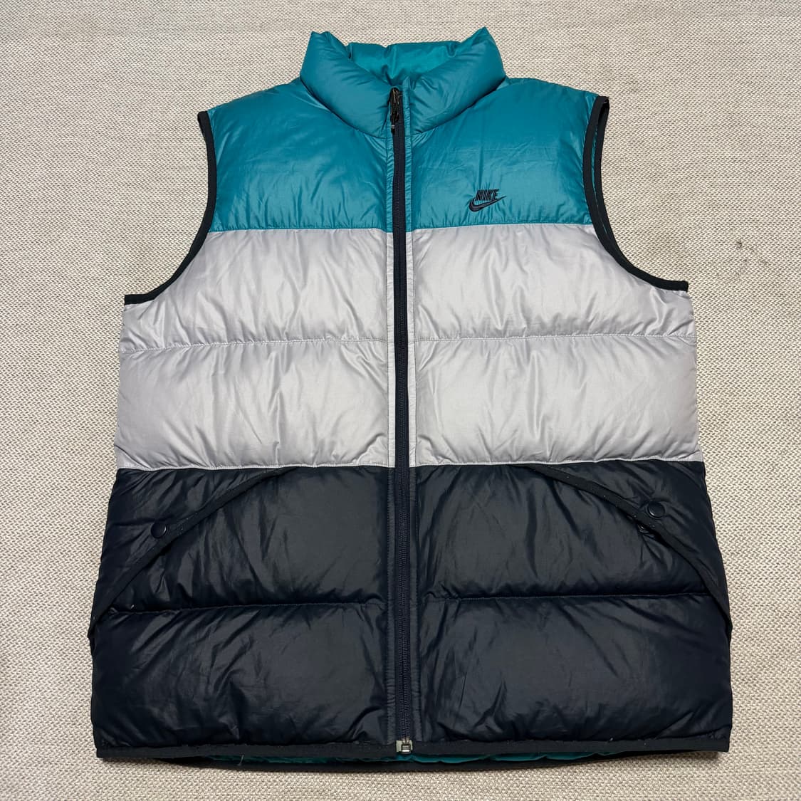 나이키 컬러블록 리버시블 패딩조끼 상품이미지1