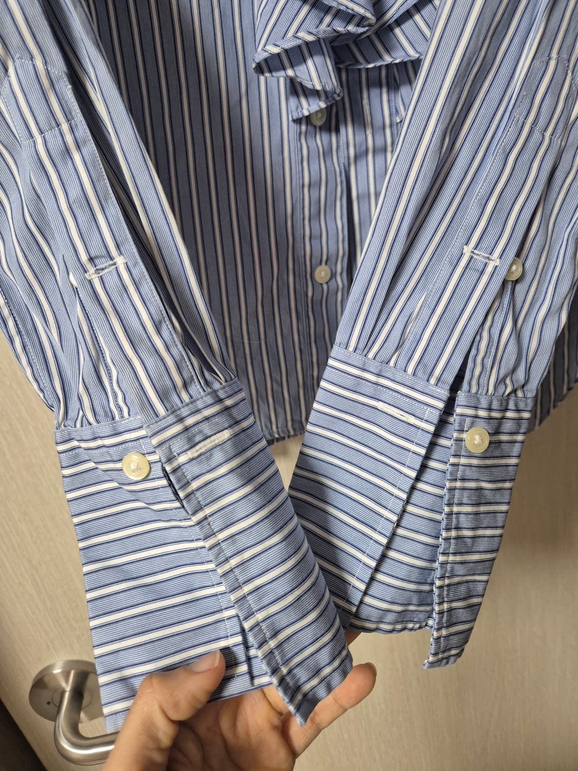 (정품) 폴로 스프라이트 프릴 셔츠 블라우스 2 상품이미지5