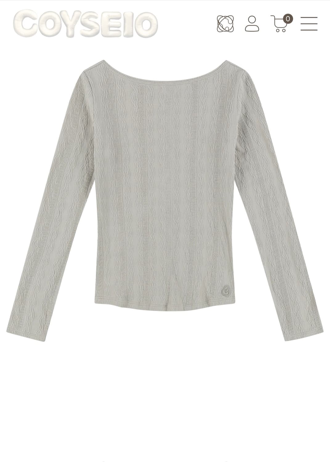 Coyseio 2WAY LONGSLEEVES SNAD|코이세이오 가디건 상품이미지2