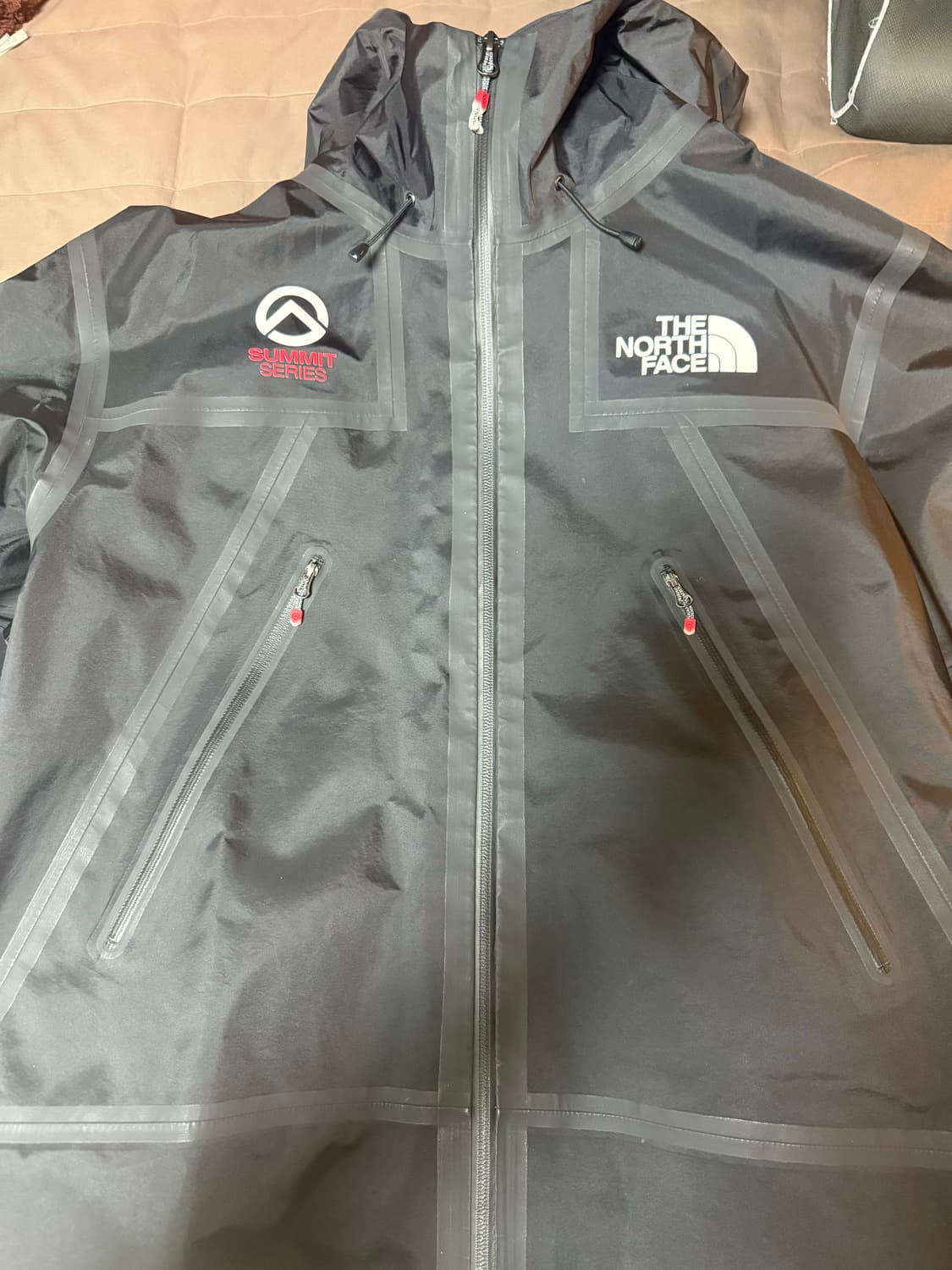 슈프림 노스페이스 21SS 테이프심 자켓 블랙 L 상품이미지1