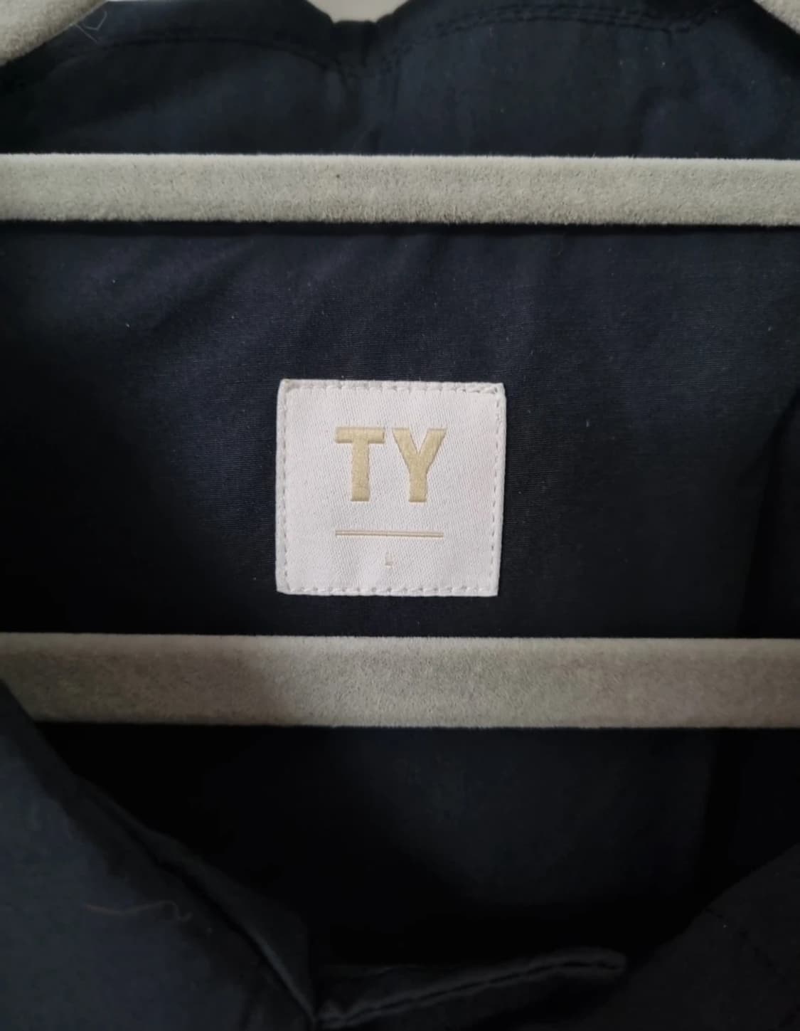 틀영 블랙 바바리 트렌치코트 상품이미지5