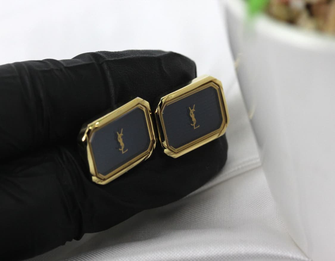 입생로랑 A+등급 남자 명품 커프스 빈티지 상품이미지5