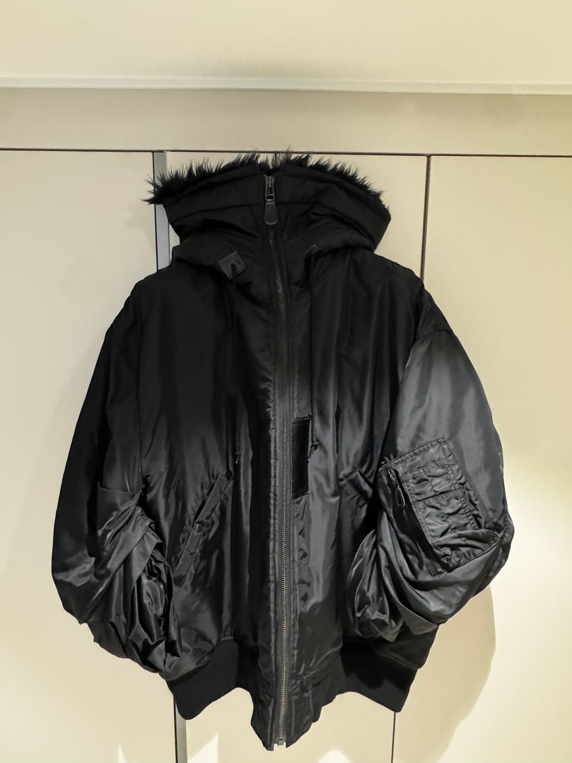 준야와타나베 후드코트 n2b 블랙 새상품 상품이미지5