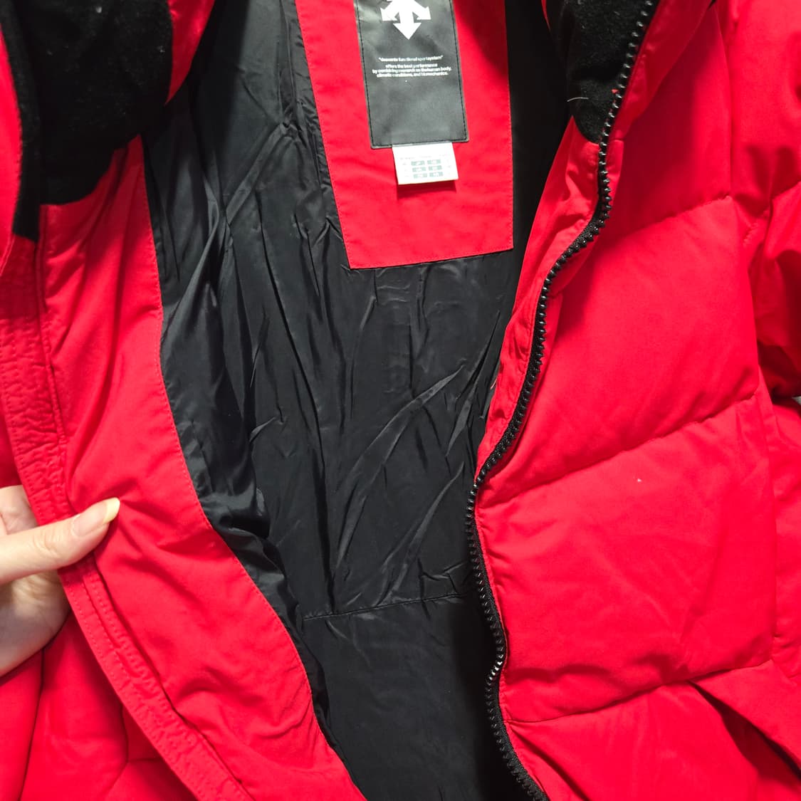 데상트 덕다운 롱패딩  상품이미지6