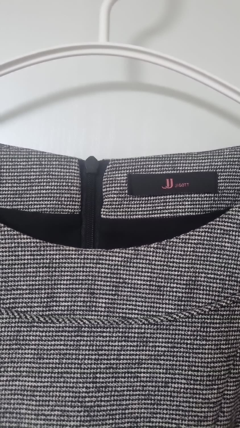 JJ지고트 JIGOTT 그레이 원피스 하객룩 (벨트 탈부착 가능) 상품이미지5