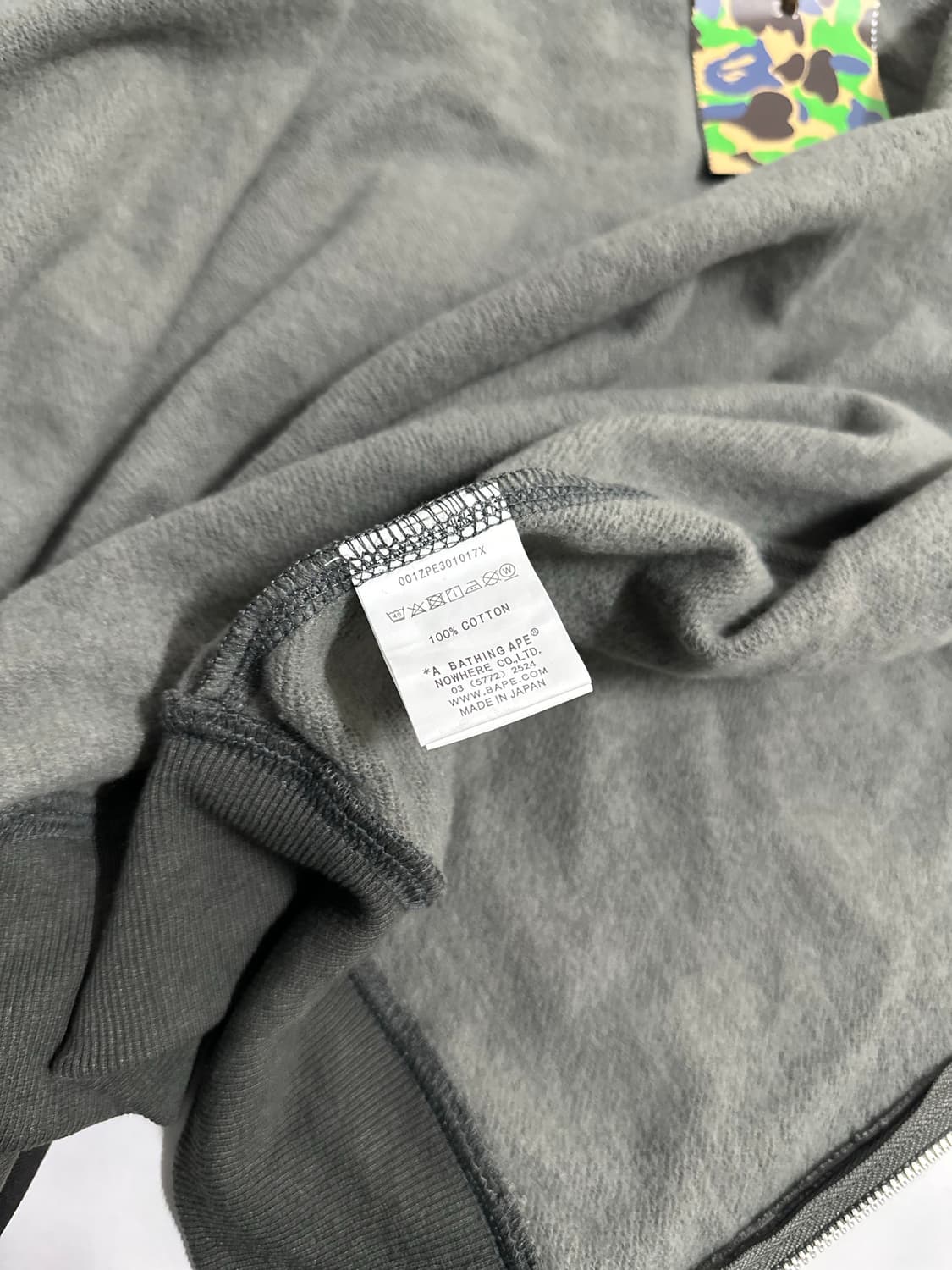 베이프 샤크 후드집업 흑계 카모 상품이미지7