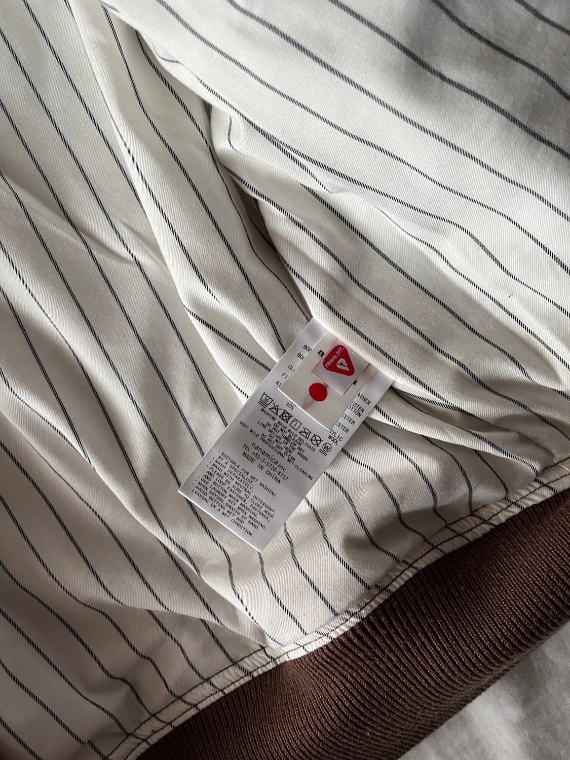 [M]나나미카 25FW 인슐레이션 크루 자켓 베이지  상품이미지5