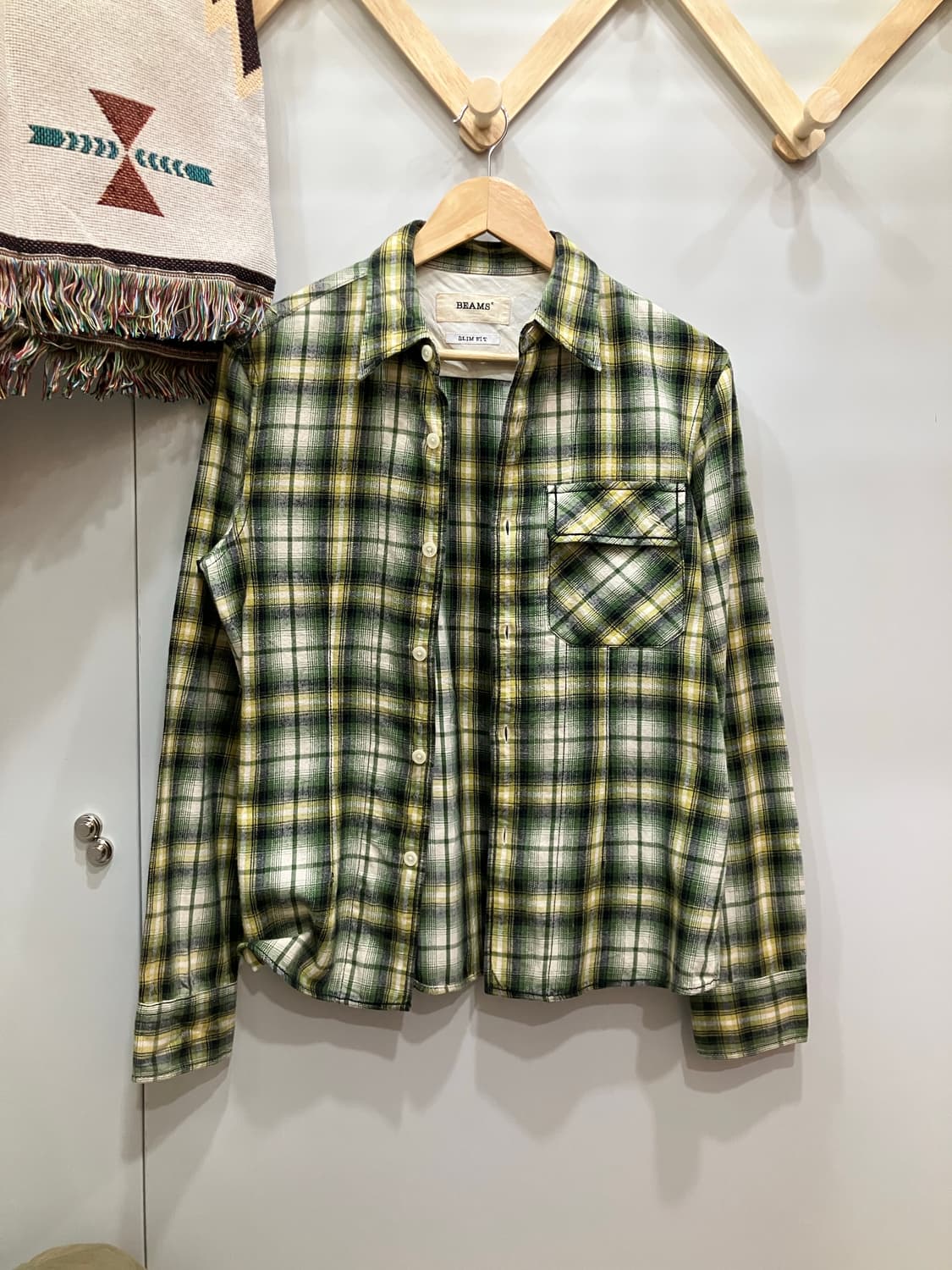 beams 빔즈 플란넬 셔츠 상품이미지1