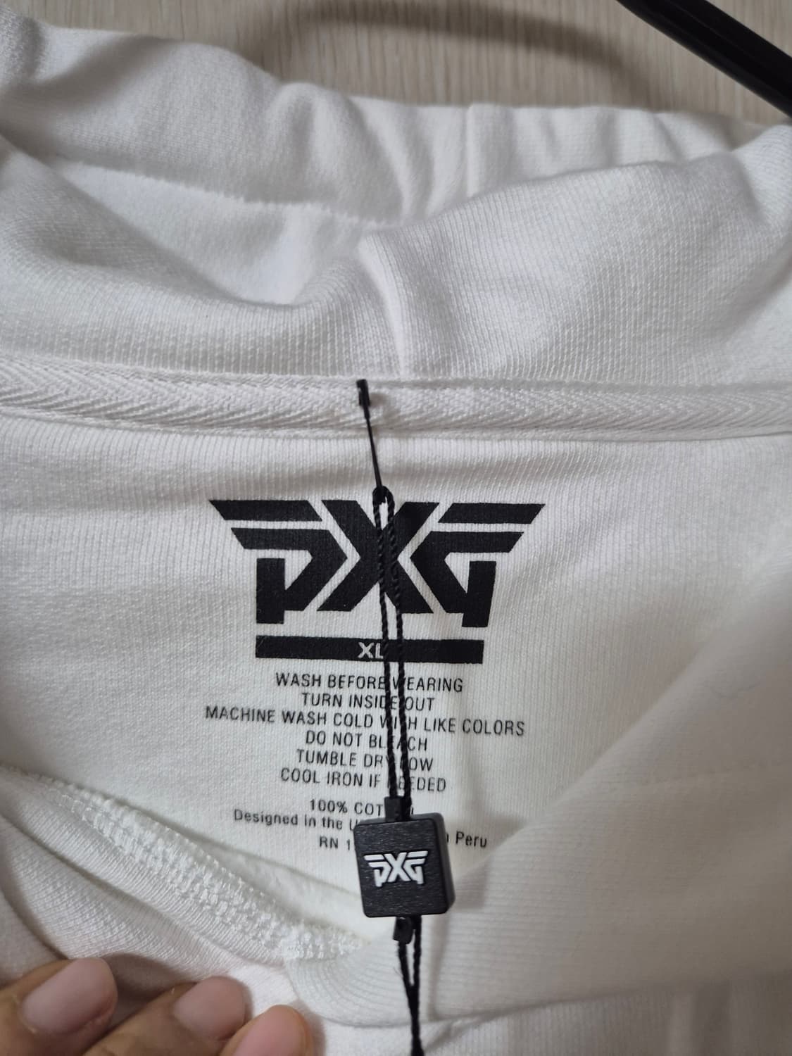 (정품) PXG 후드 맨투맨 후드티셔츠 XL (새제품) 상품이미지5