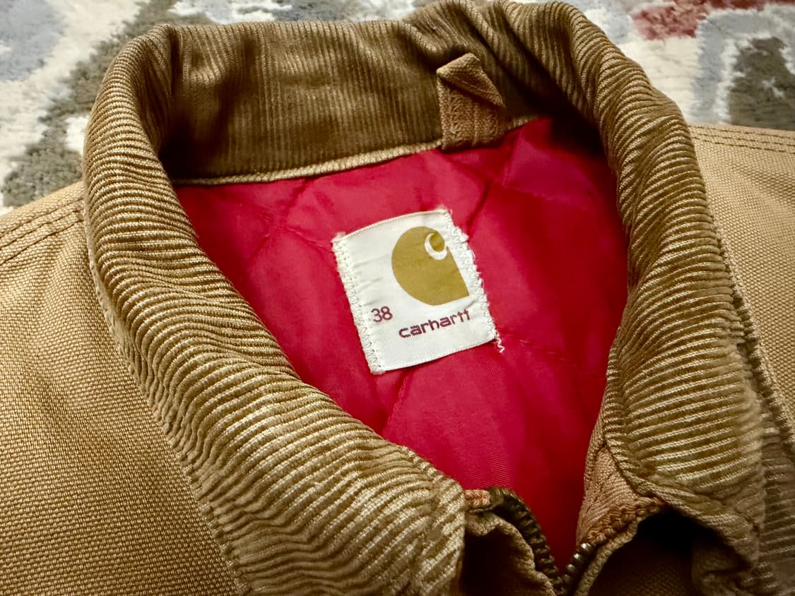 [칼하트] 70s 디트로이트 자켓 6QLJ 레드 퀄팅 (38) 상품이미지3