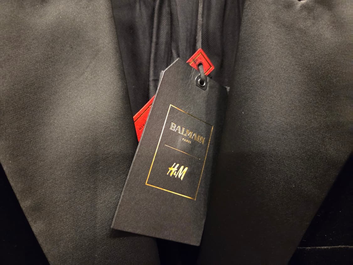 발망×H&M 벨루어자켓 상품이미지2
