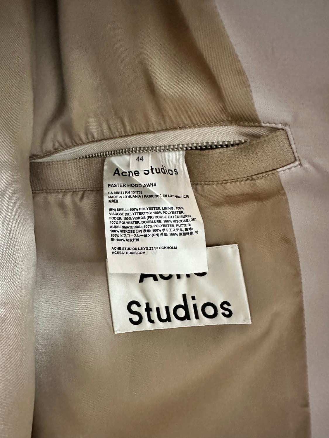 아크네 스튜디오 에스터 후드자켓 상품이미지3