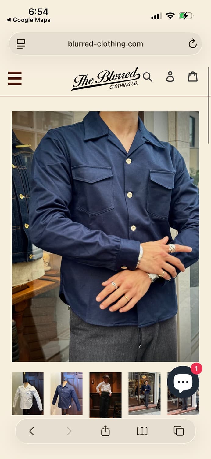 the blurred clothing 셔츠 상품이미지7