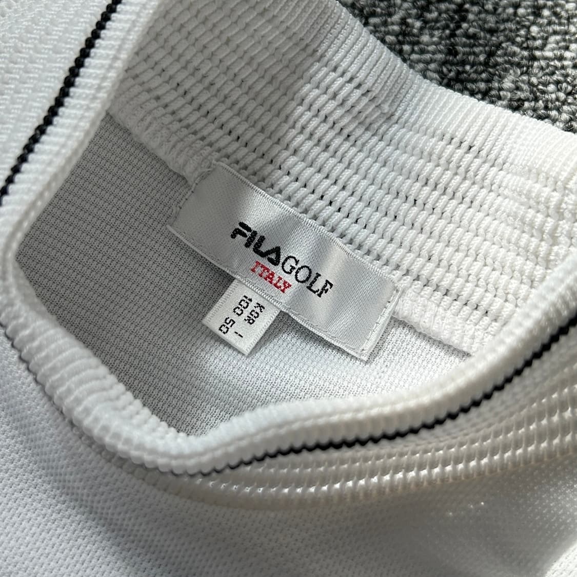 휠라 골프 하이넥 반팔티셔츠  상품이미지7