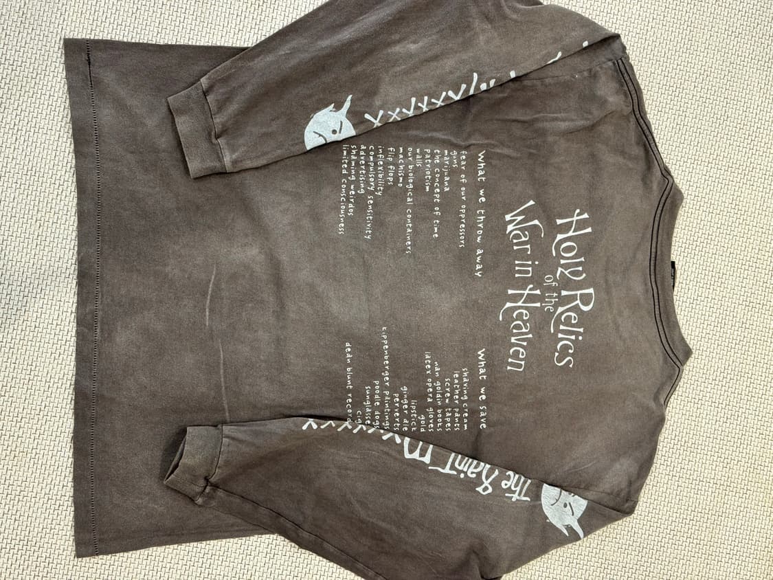 세인트 미카엘 World is a Satan 롱슬리브 XL 상품이미지2