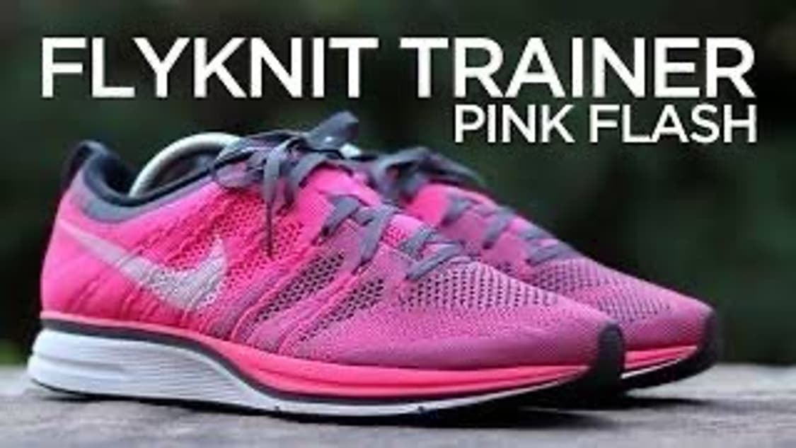 [280] 나이키 플라이니트 트레이너 핑크 상품이미지1