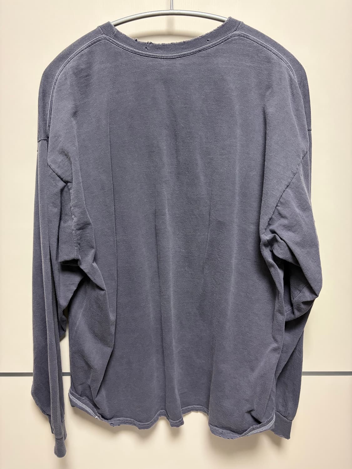 안셀름 25ss 로고 롱슬리브 F Purple 상품이미지3