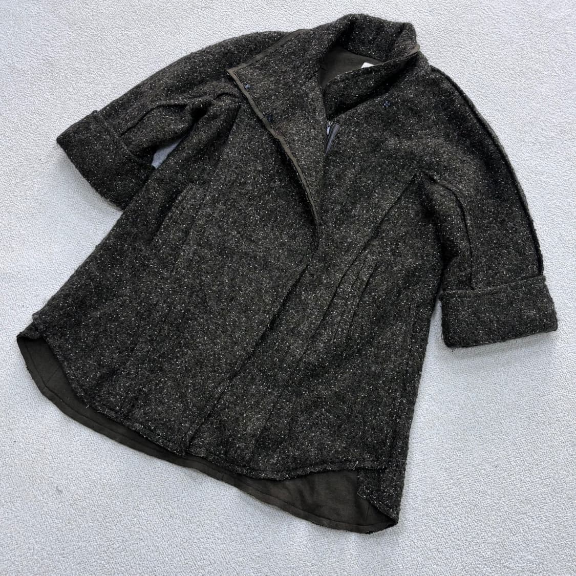 82-94-160 마인 하이넥 부클 코트 0403E 상품이미지1