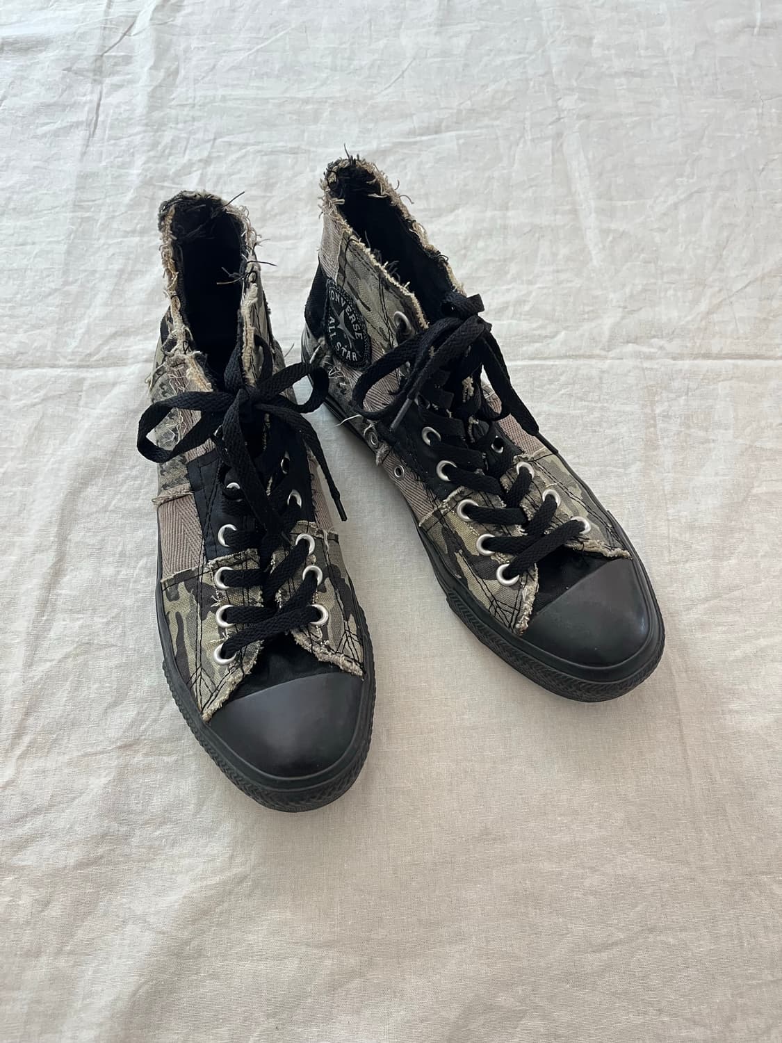 빈티지 컨버스 척테일러 올스타 하이 패치워크 카모 상품이미지2