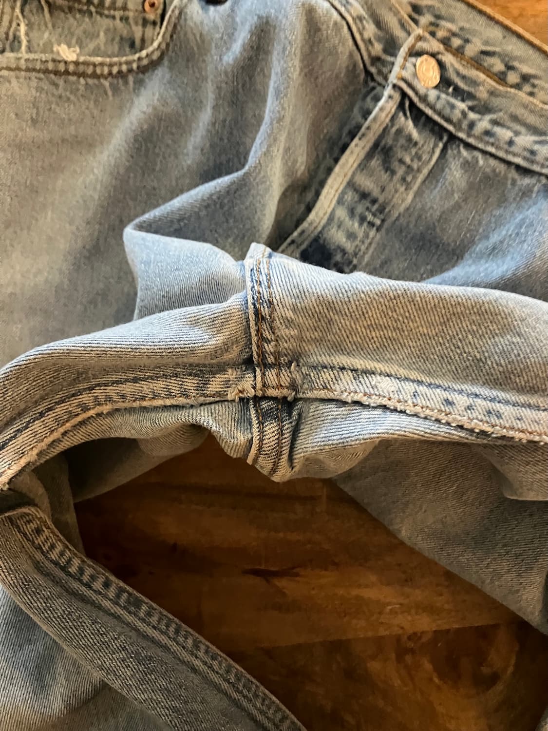 90s USA 빈티지 리바이스 501 데님 팬츠 빅사이즈 상품이미지8