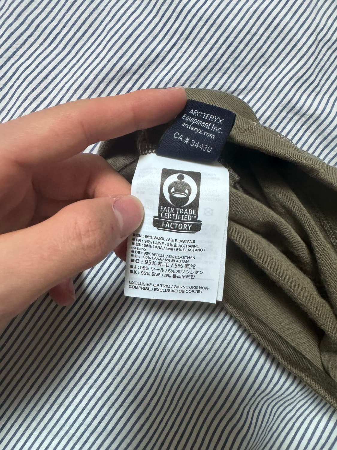 아크테릭스 리프 로 LTW 비니 카키 상품이미지6