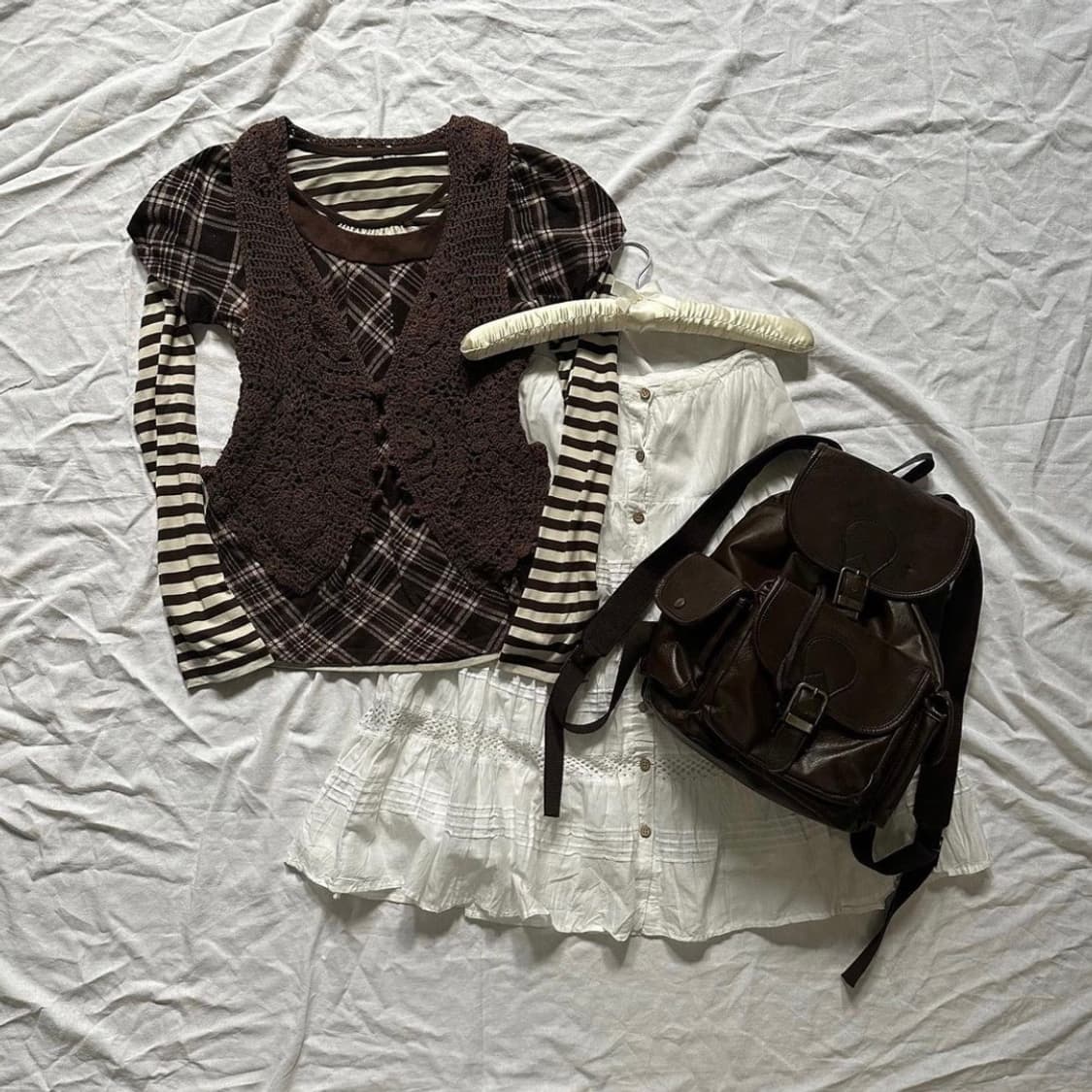 shop502 레더 백팩 상품이미지1