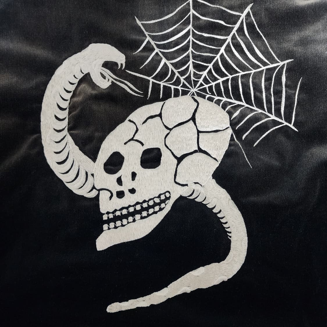 [48] 미하라 야스히로 스컬 수베니어 자켓 블랙 상품이미지4