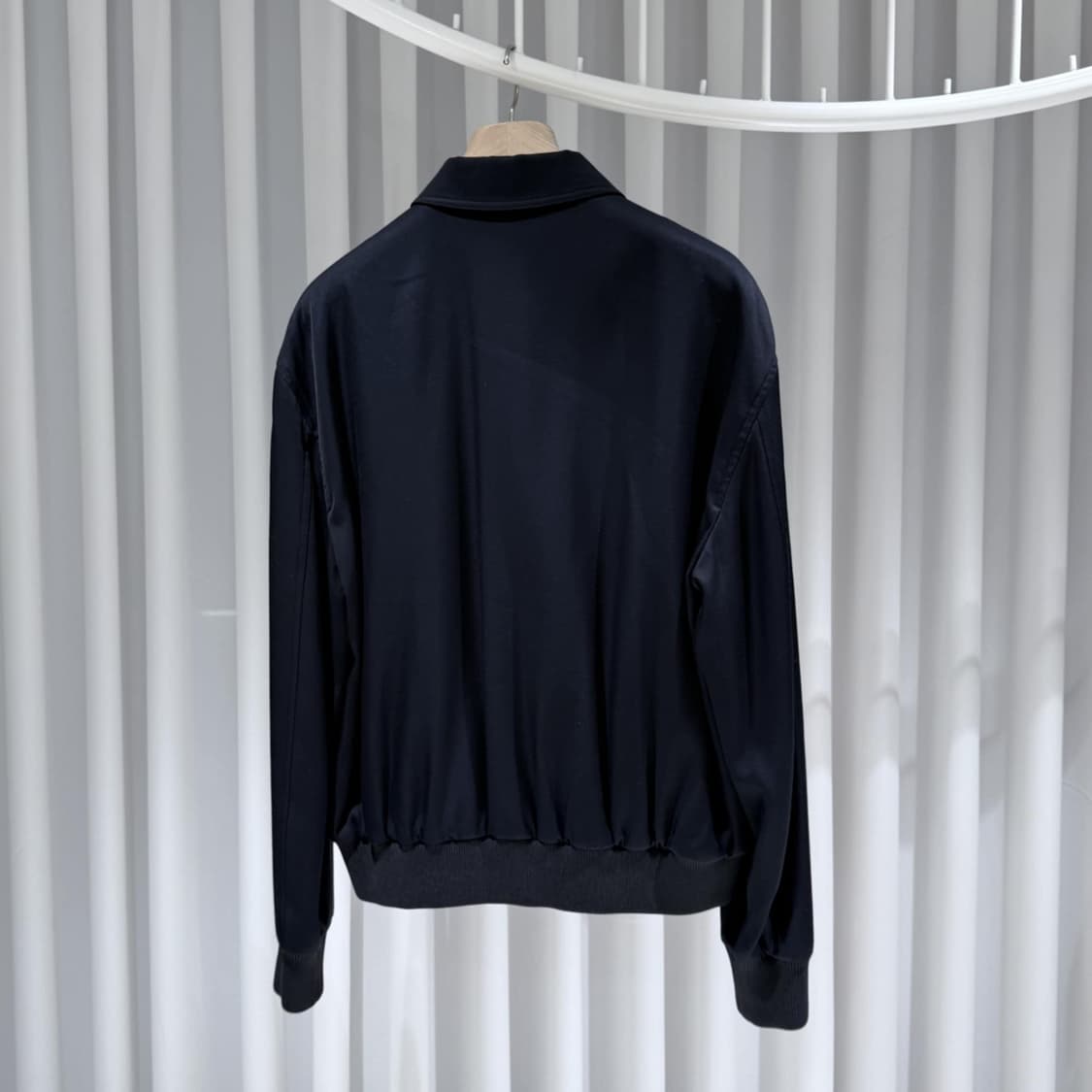 48 / 셀린느 트리옹프 비스코스 트윌 블루종 자켓 상품이미지4