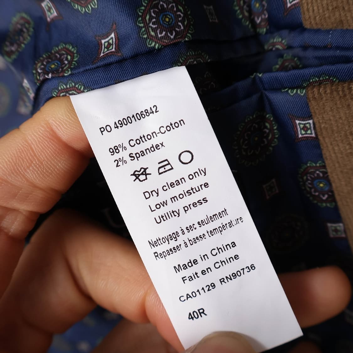 105/로렌랄프로렌 코튼 투버튼 자켓  상품이미지8