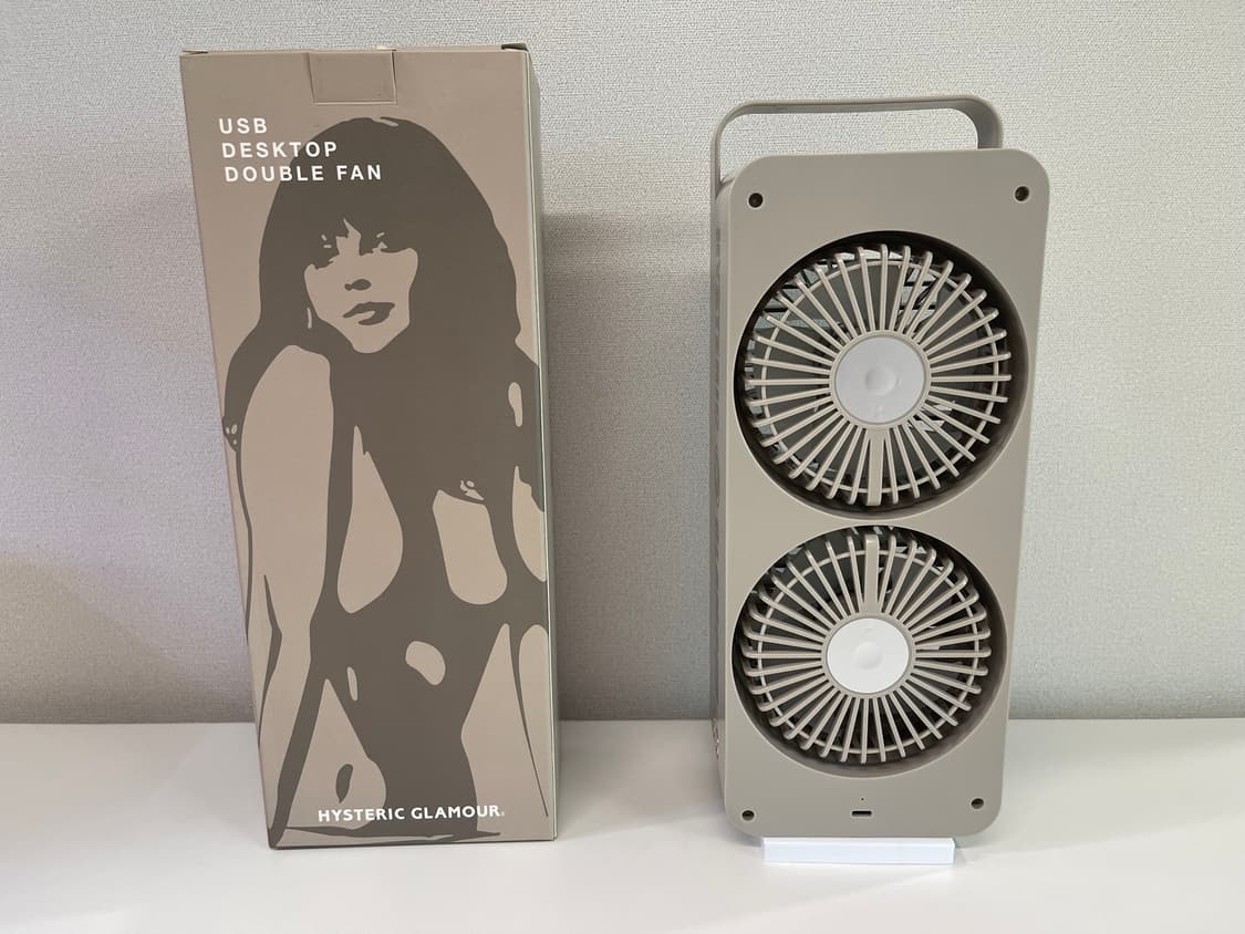 히스테릭글래머 탁상용 더블팬 선풍기 상품이미지3