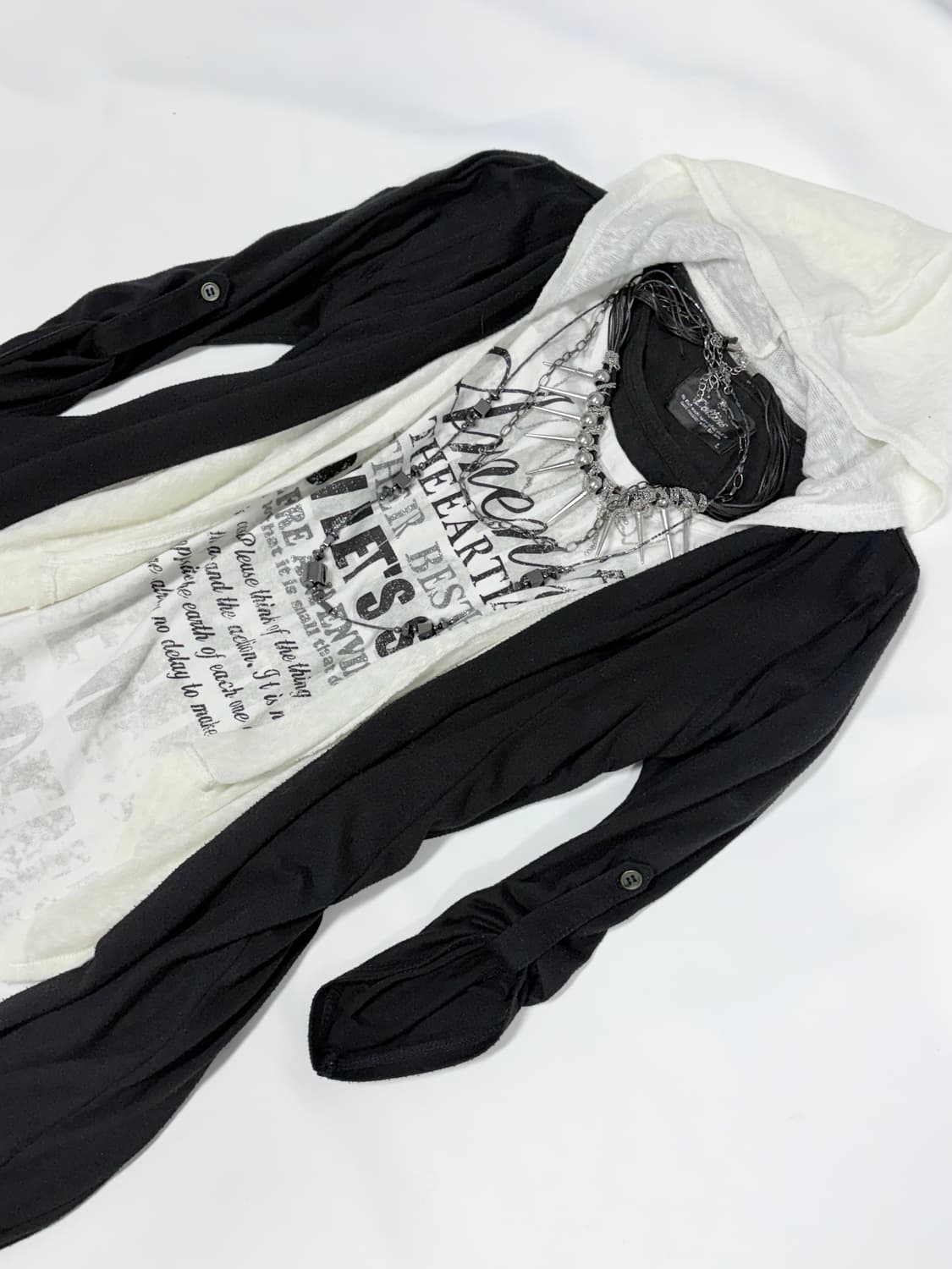 비주얼계 락시크 펑크 코디 ☠️☠️☠️ (드레이프, 릭깔) 상품이미지3