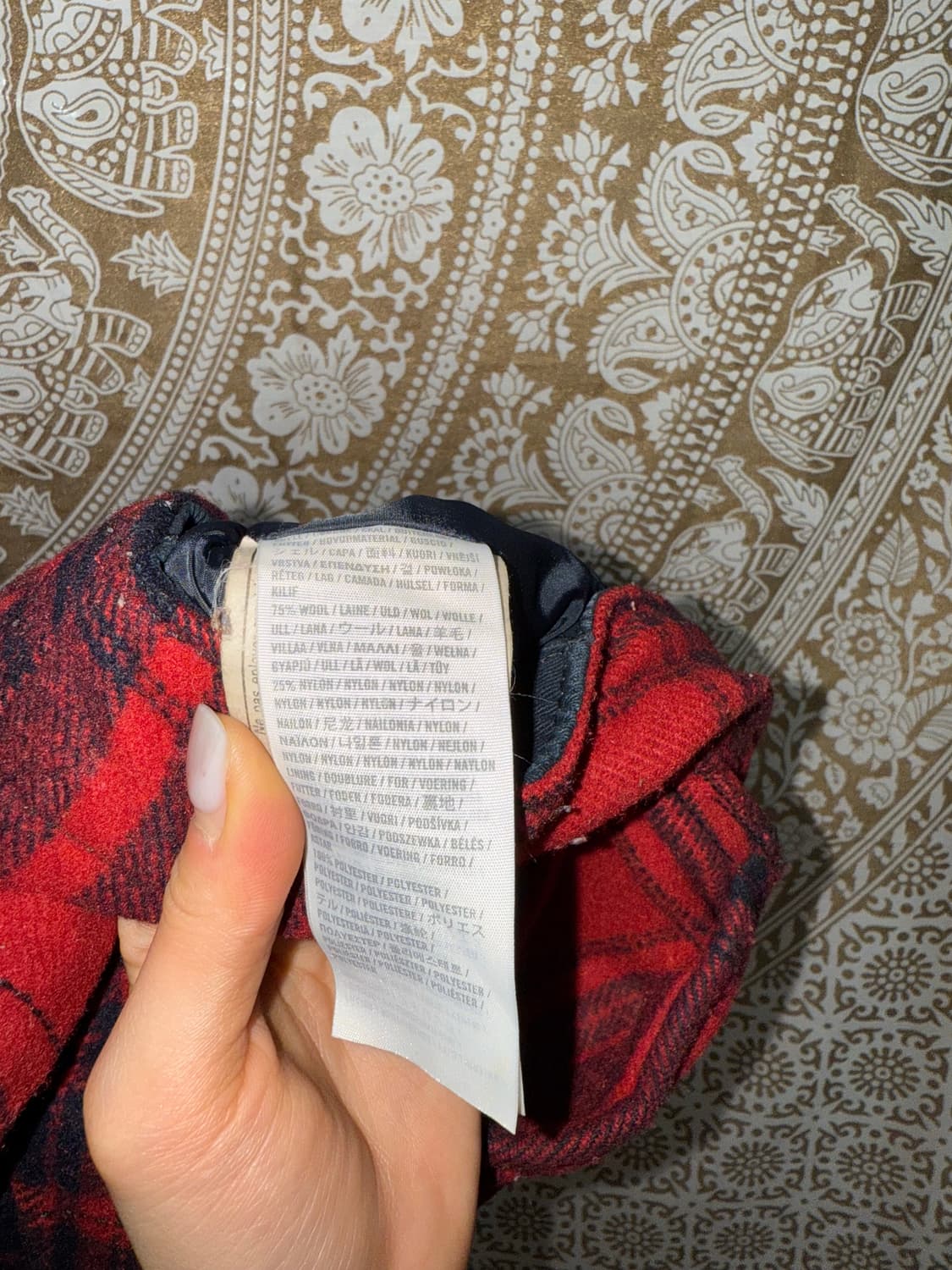 아베크롬비 멀티포켓 체크 페디드 점퍼  상품이미지7