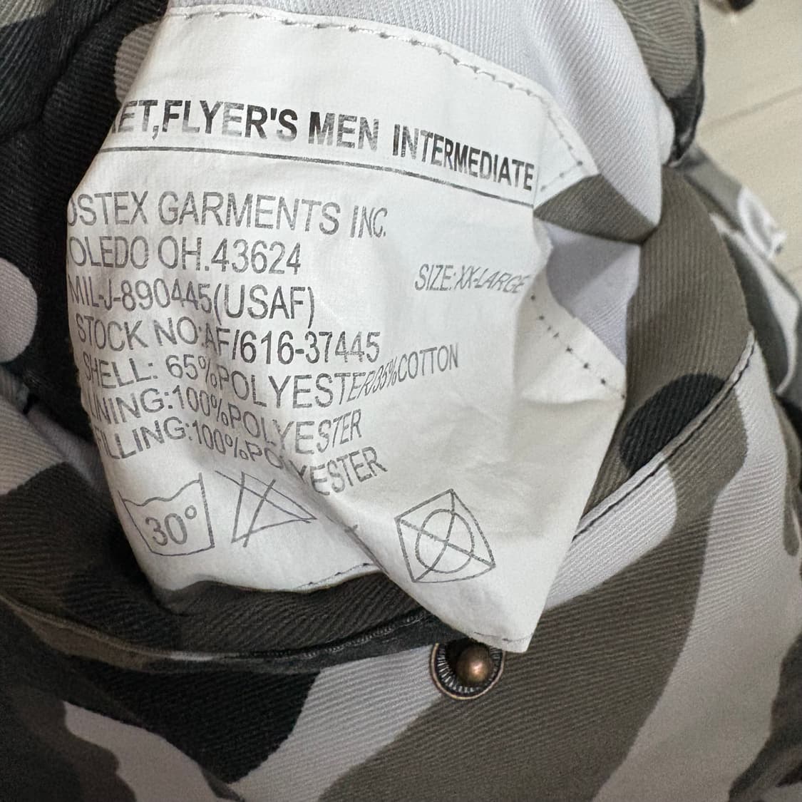 포스텍스 가먼츠 카모 봄버 xxl 상품이미지2