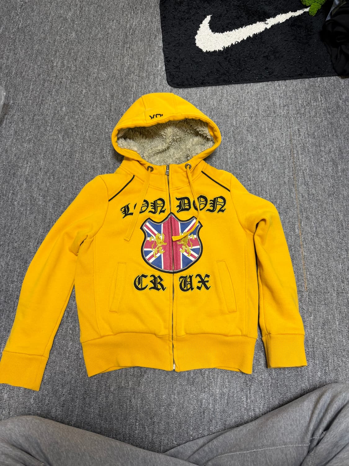 빈티지 런던 후드집업 85사이즈 상품이미지1