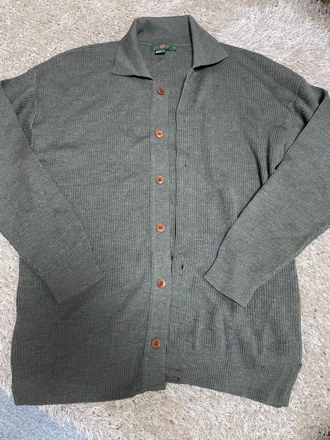 J.CREW 골지 니트 가디건 사이즈 105 상품이미지1