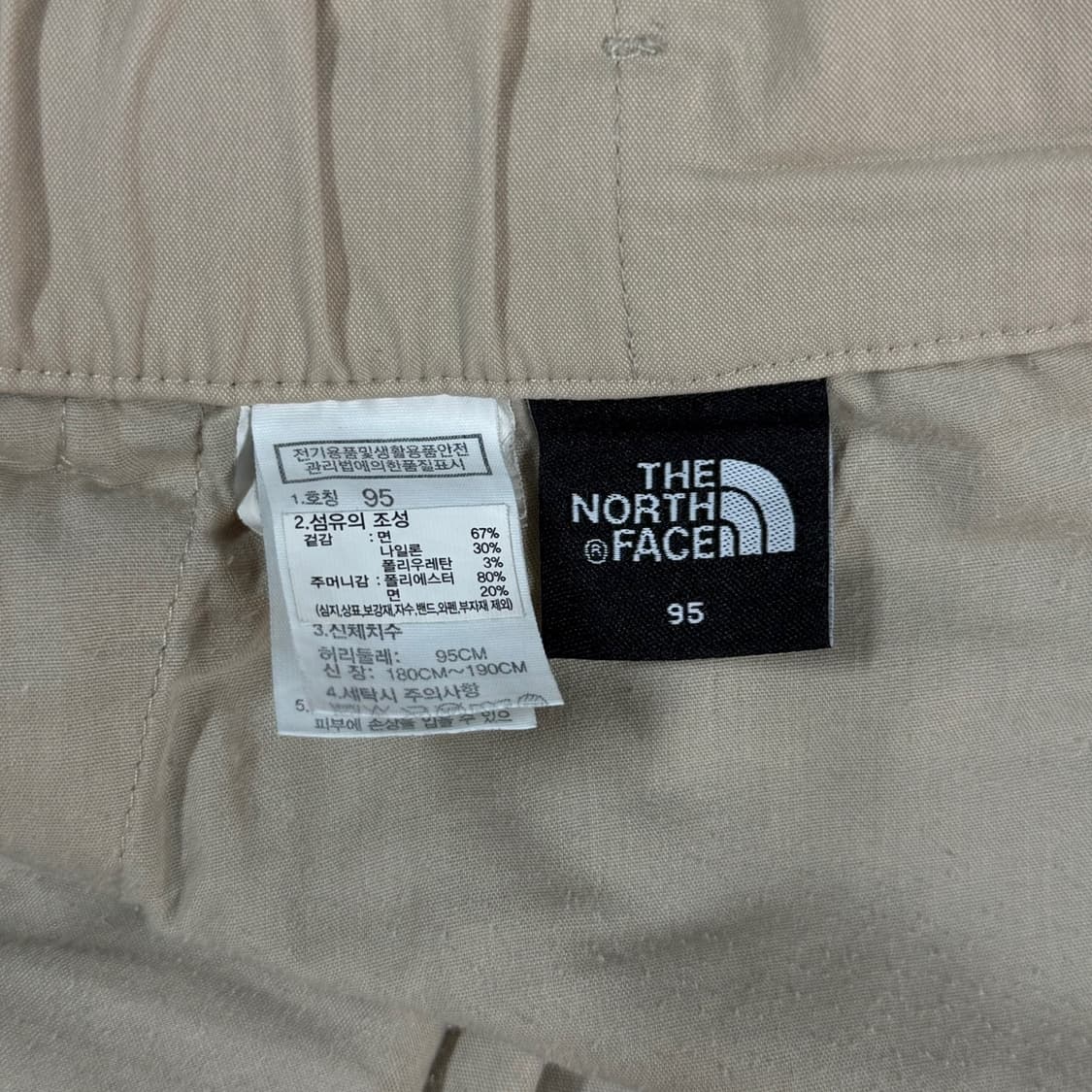 [37] 노스페이스 코튼 베이지 카고 바지 등산팬츠 상품이미지7