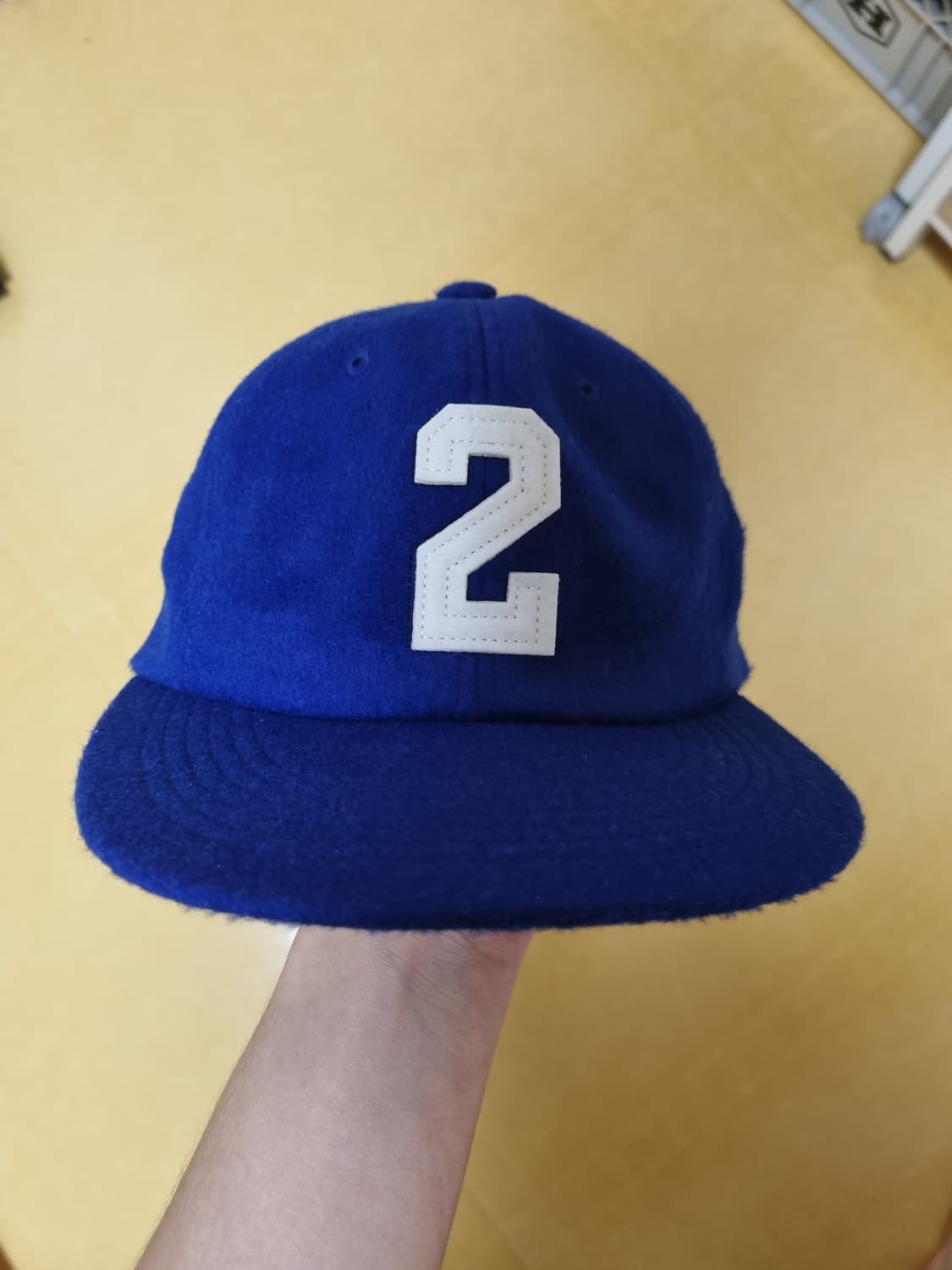 처칠롬퍼 울 볼캡 모자 블루 상품이미지1