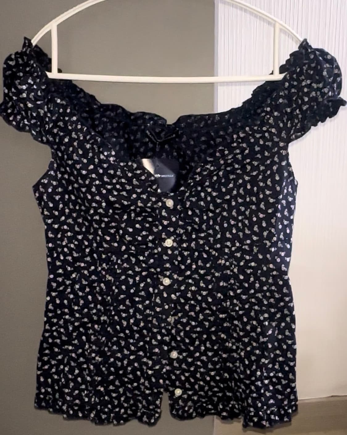 (택o)Brandy melville elena flower top 상품이미지2