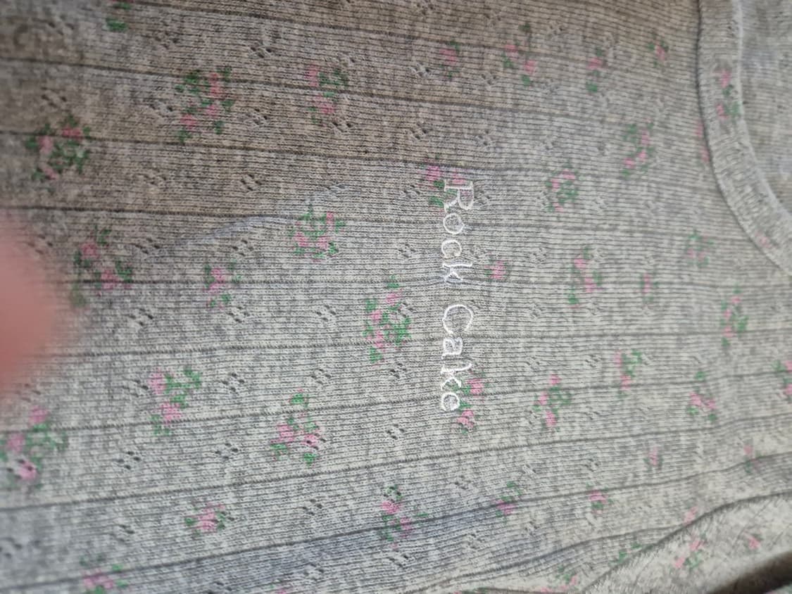 락케이크 플라워 패턴 티셔츠 상품이미지8