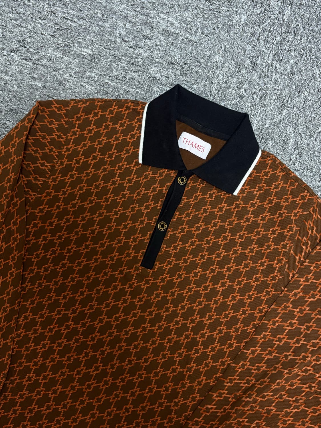 Thames 템즈 pk 롱 슬리브 카라티셔츠 상품이미지1