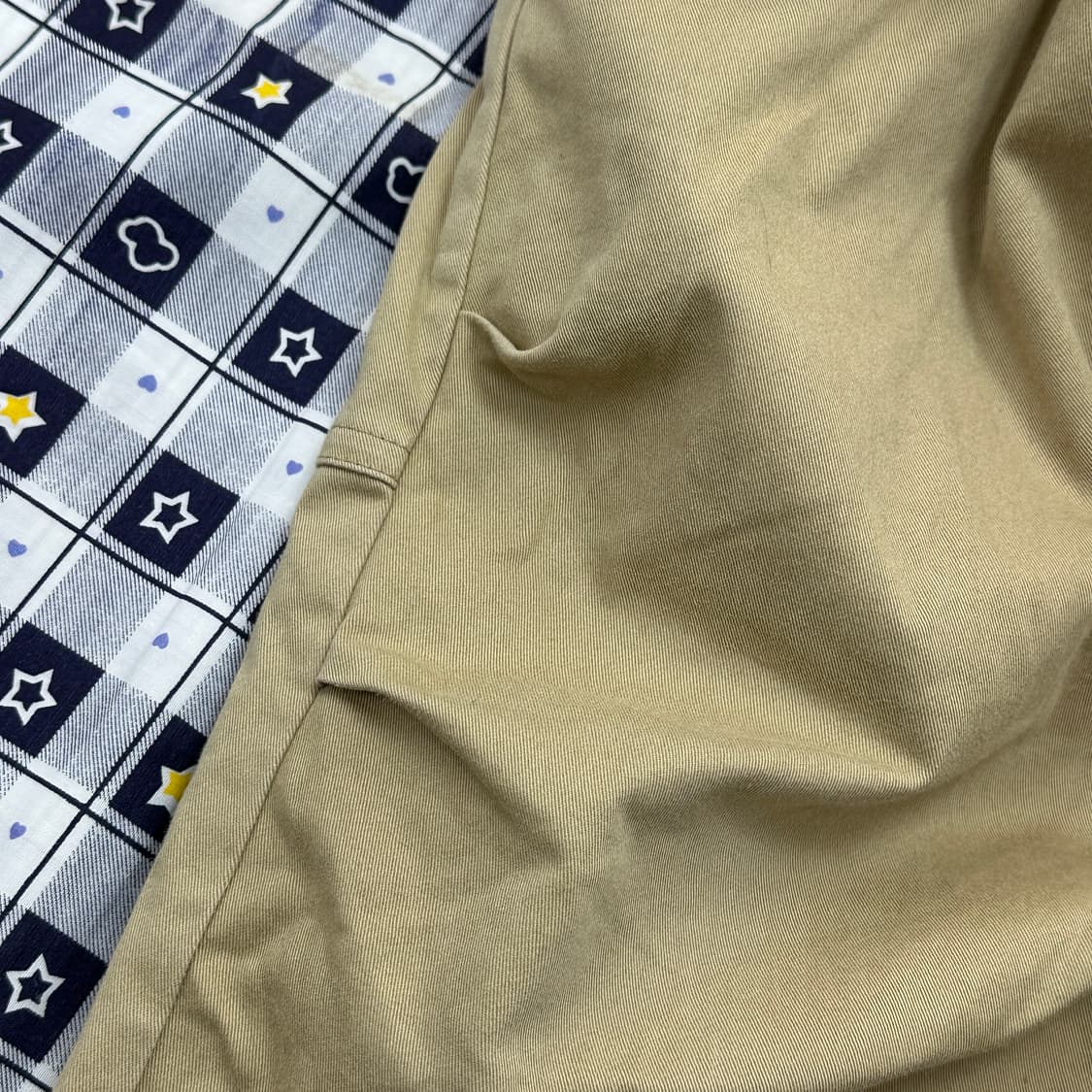 아디다스 JPN Y2K 고프코어 베이지 블랙 배색 7부 트레이닝 바지 상품이미지6