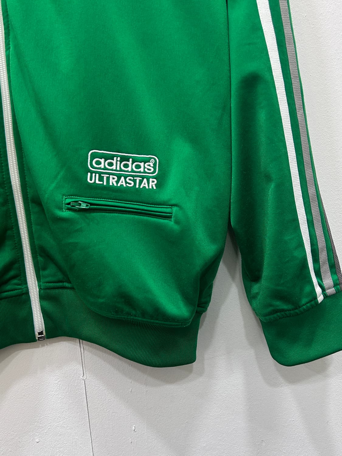 아디다스 울트라스타 그린 져지 트랙탑 L 상품이미지5