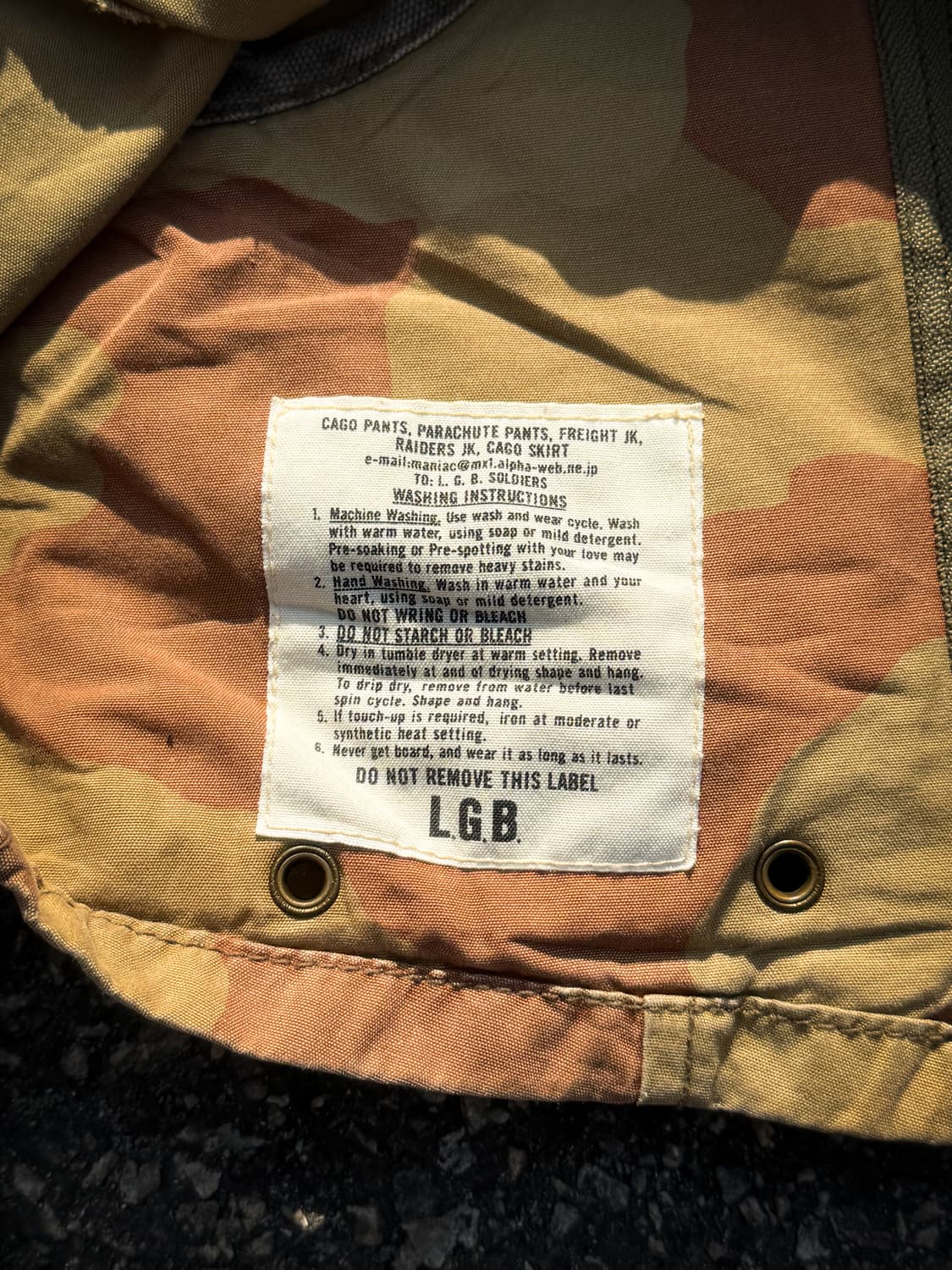 LGB – Camouflage Multi Pocket Jacket  상품이미지6