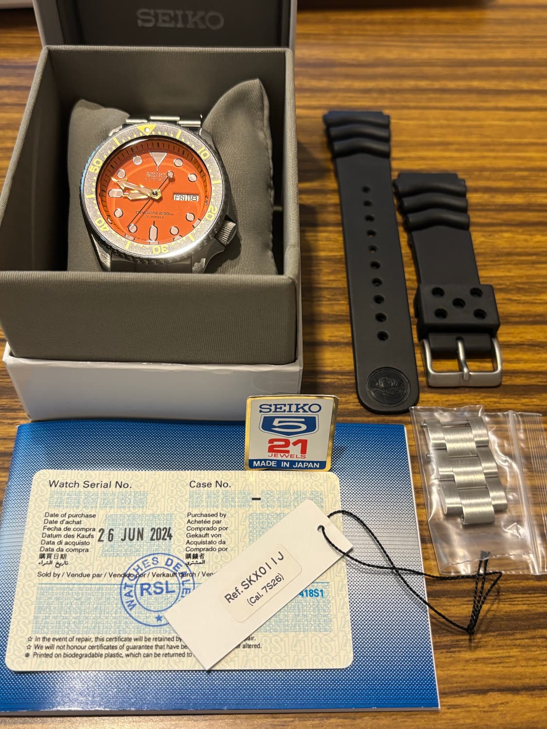 세이코 다이버워치 SKX011J 상품이미지2