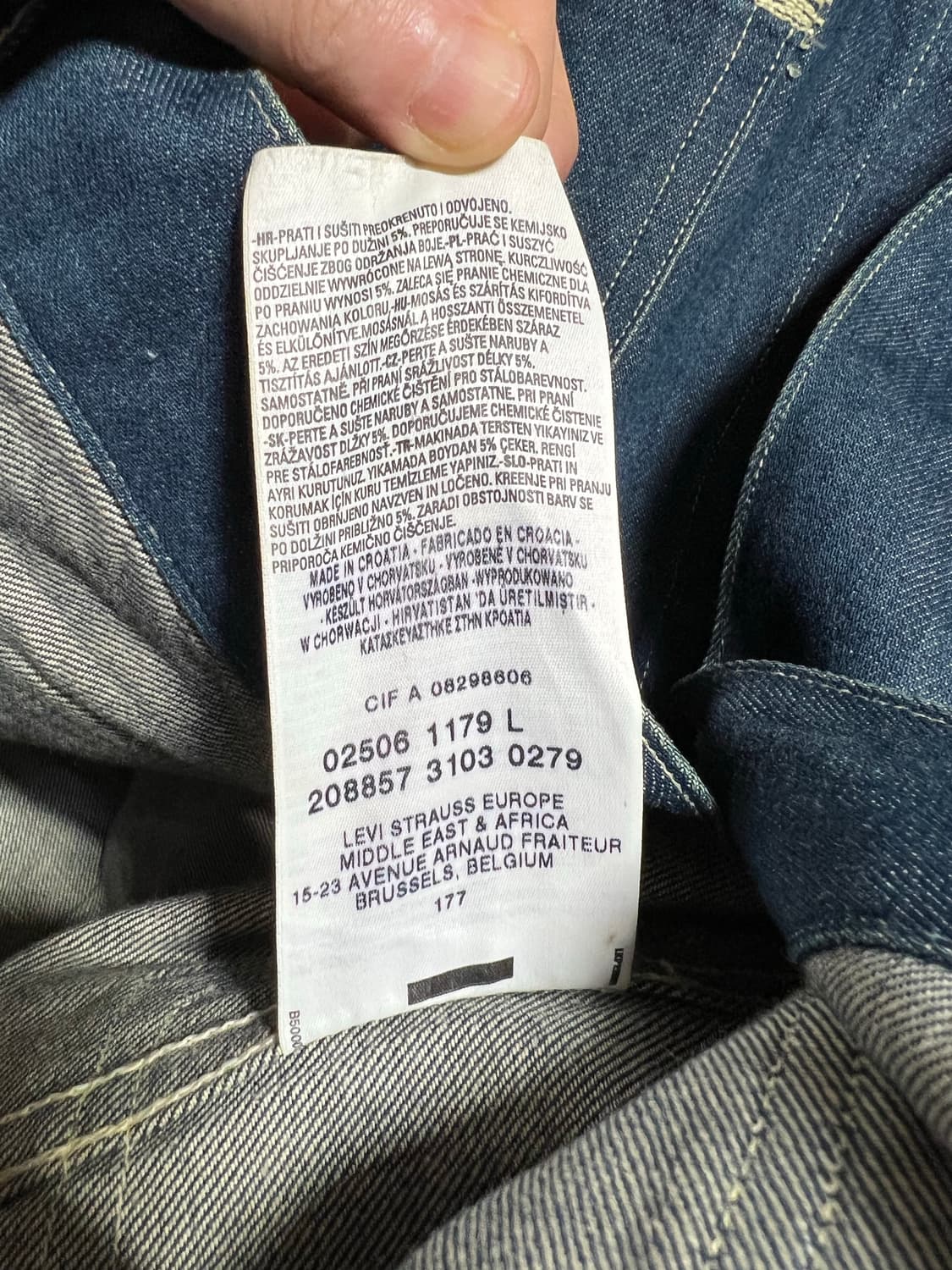 리바이스 레드 컬렉션 데님 포켓 자켓 상품이미지5